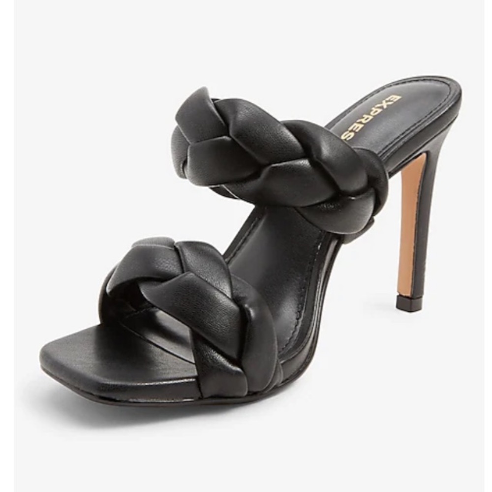 Braided double band heels